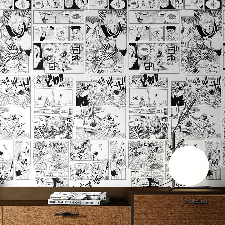 Papel de Parede Adesivo Anime Mangá Hunter x Hunter Lavável em Oferta na Shopee