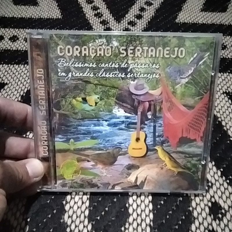 CD coração sertanejo - belíssimos cantos de pássaros em grandes clássicos sertanejos