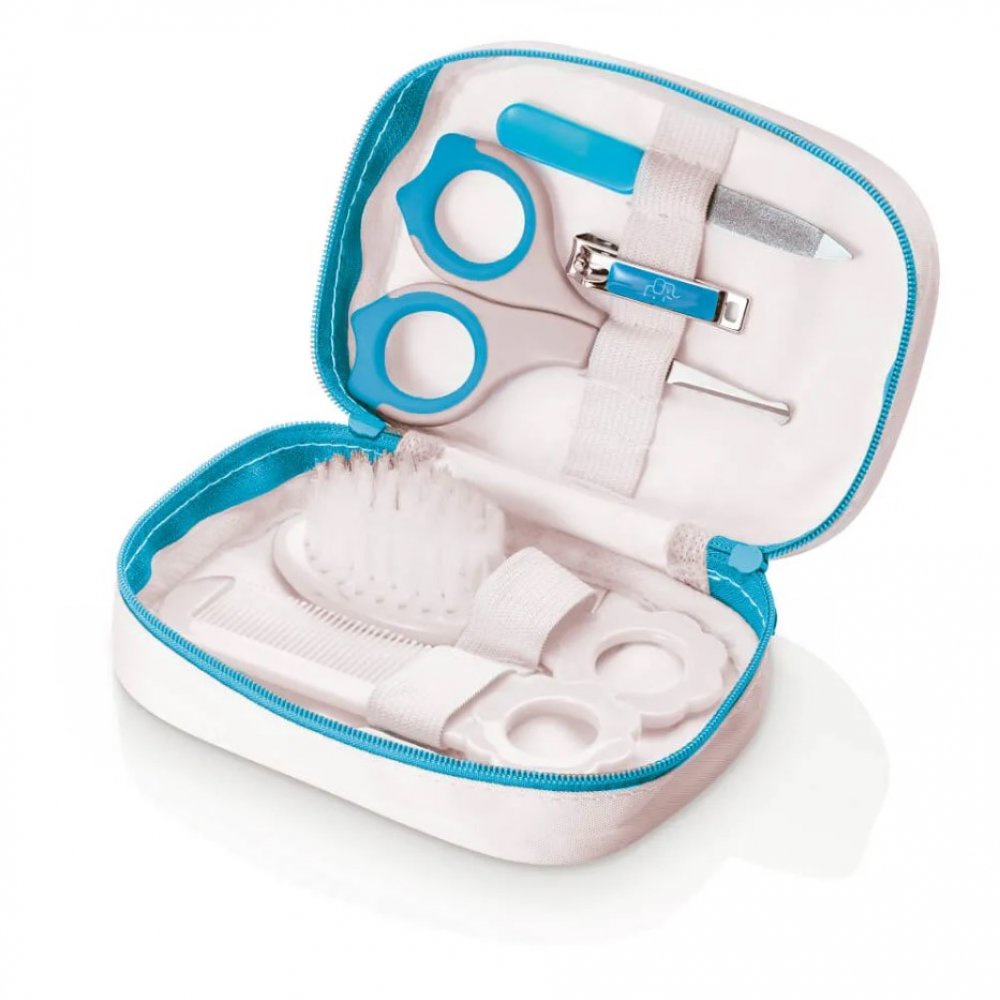 Kit Higiene Azul Multikids Baby BB097 - Mom & Baby
