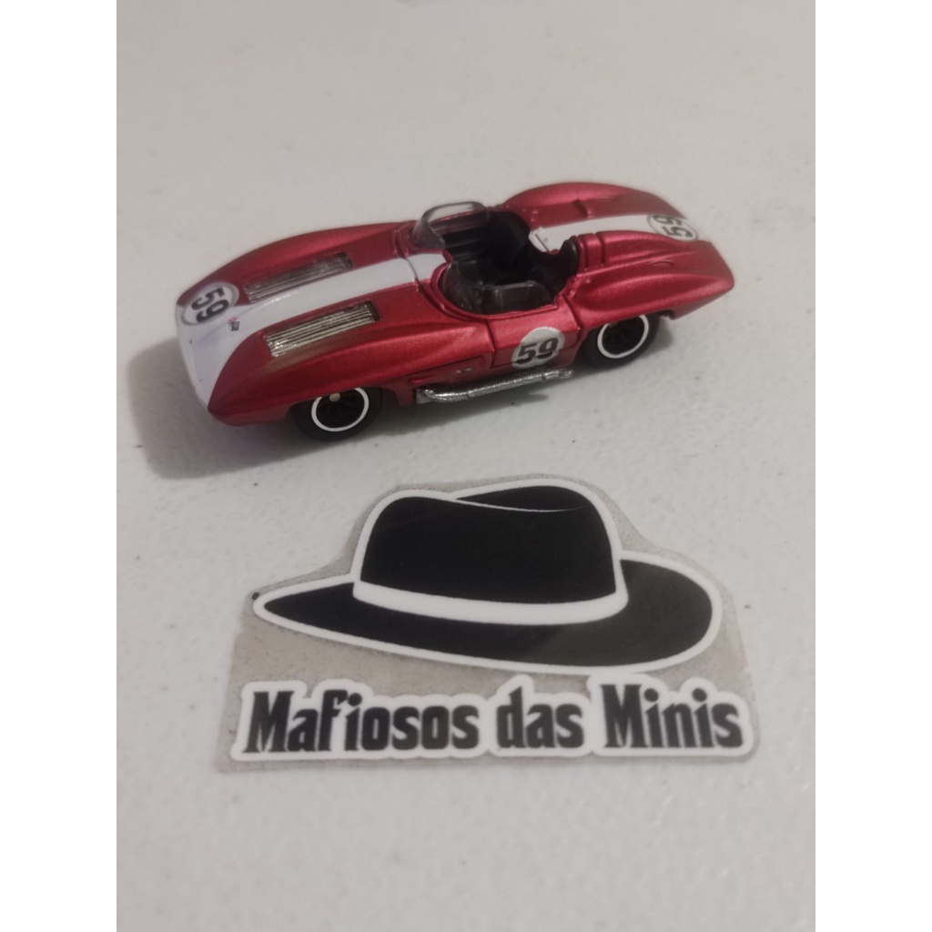 Hot Wheels Corvette Sting ray Garage Ford vs Gm 2011 Pneus de Borracha