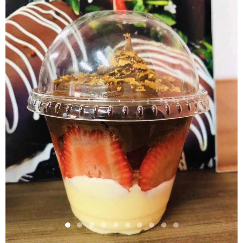 10~50 COPO BOLHA 266ML/270 ML (9 OZ)C/ TAMPA BOLHA S/FURO ( CHOCOBRAZ ) em Oferta na Shopee