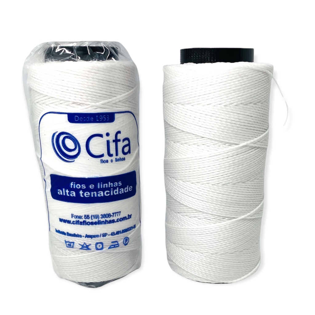 Linha Encerada N°4 Costurar Carteira Bainha Couros 100g Cifa