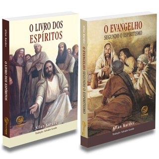 Kit Livro dos Espiritos + Evangelho Segundo o Espiritismo, Econômico em Oferta na Shopee