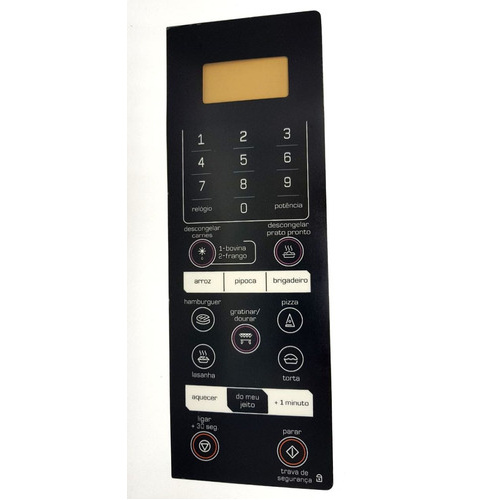 Membrana Teclado Microondas Brastemp All Black Bmk-35ae