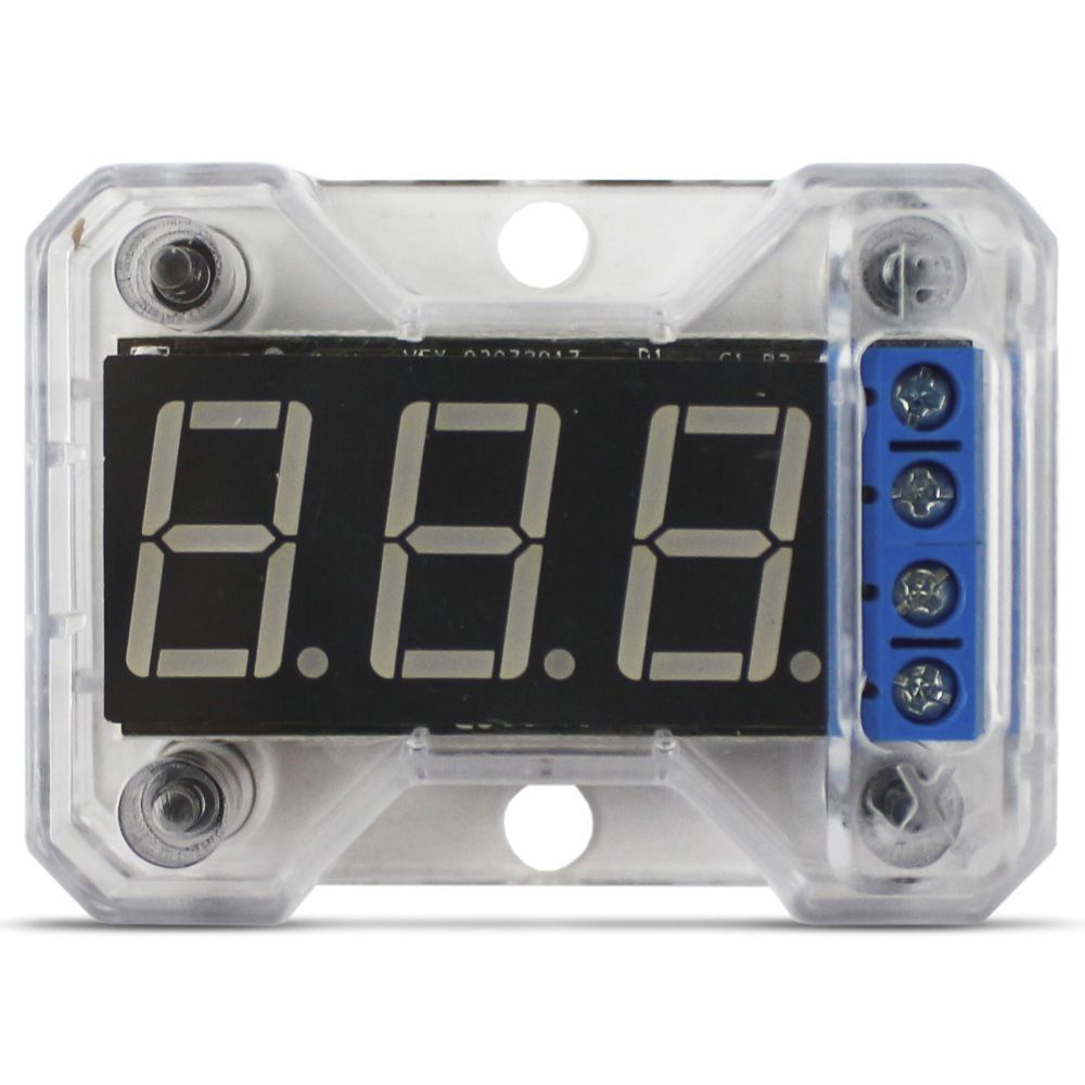 Voltímetro Expert Digital Automotivo VEX 1.0 Mede Tensão 5v a 16,5v Acionamento Remoto Compacto em Oferta na Shopee
