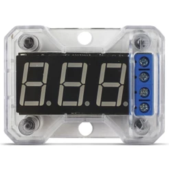 Voltímetro Expert Digital Automotivo VEX 1.0 Mede Tensão 5v a 16,5v Acionamento Remoto Compacto