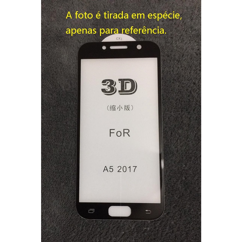 Película De Vidro 3d Para Samsung Galaxy A5 A6 A7 A8 A9 2017 2018 Plus