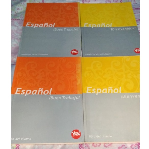 Kit 4 apostilas de espanhol