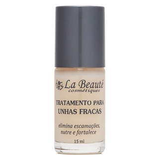 Base Fortalecedora para Unhas Fracas La Beauté 15ml - Tratamento para unhas fracas