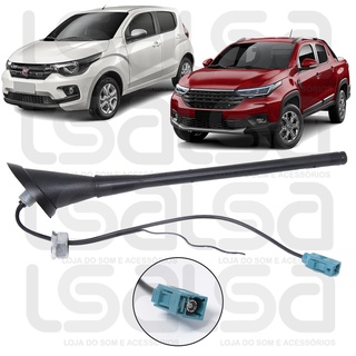 Antena Veicular De Teto Amplificada para Fiat Nova Strada e Mobi 2020/2021 60º AN120 em Oferta na Shopee