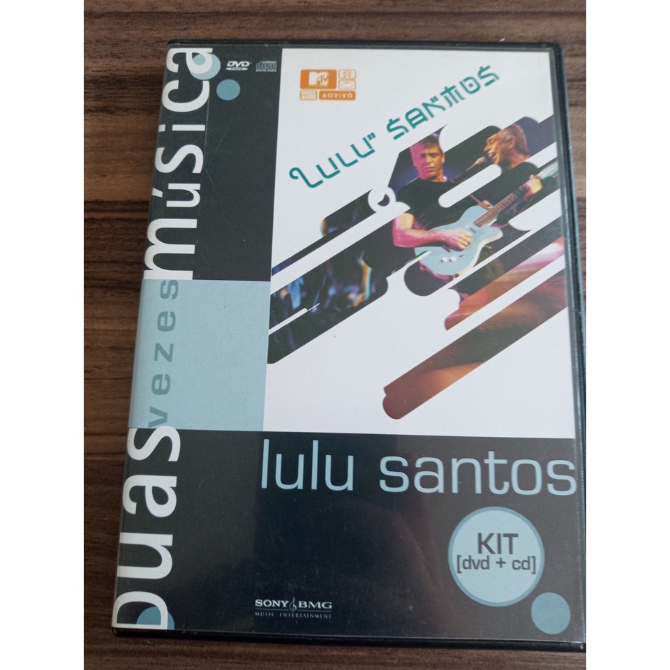 DVD Lulu Santos Coleção Duas Vezes Mais Música CD+DVD