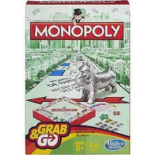 Jogo Monoply Grab & Go Monopoly B1002 - Hasbro
