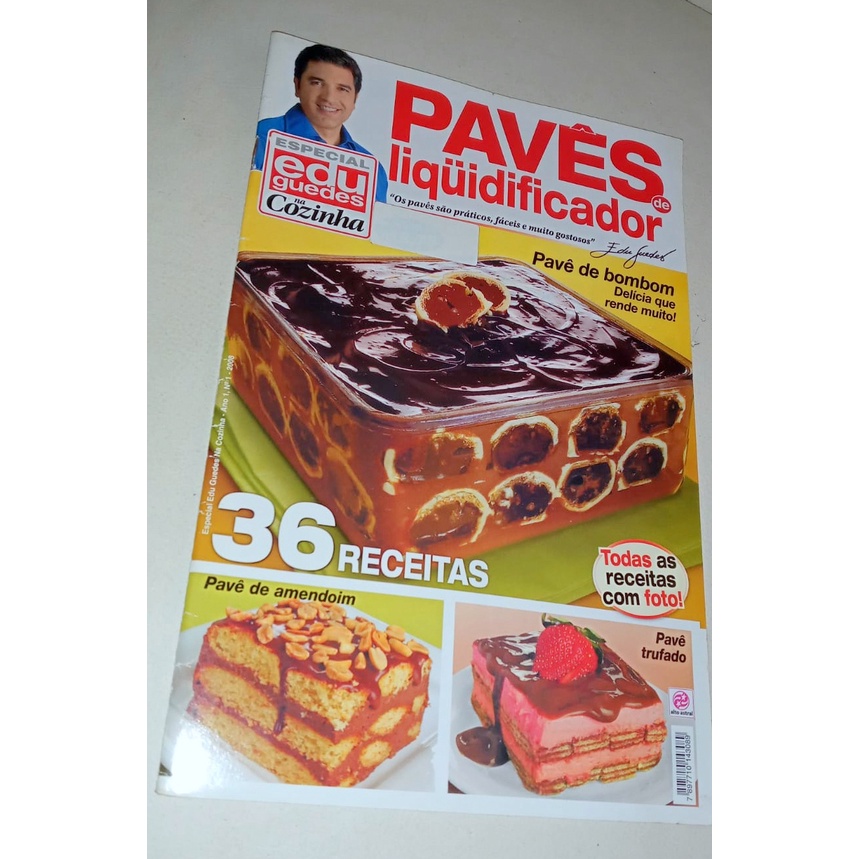 Revista Especial Edu Guedes Na Cozinha Pavês Liquidificador