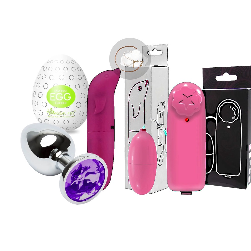 Kit Vibrador Feminino Golfinho Bullet Plug Anal Egg Ovo Masturbador Shopee Brasil 9086