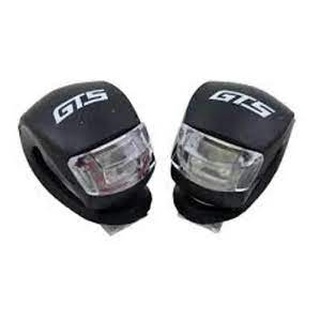 Par Led Sinalizador Preto De Segurança P/ Bicicleta Vista Light Gts