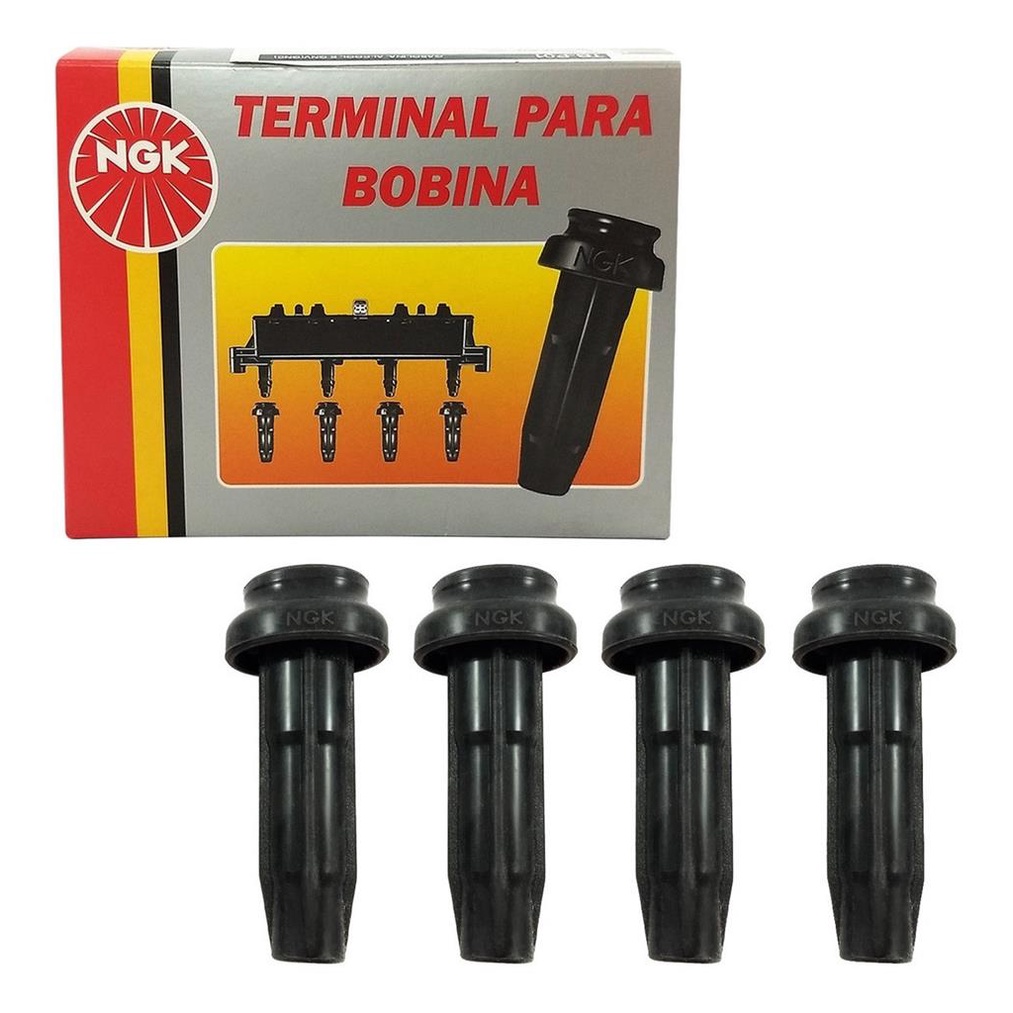 Bobina Terminal Engate Velas Citroen C3 1.4 Peugeot 206 1.4 em Oferta na Shopee
