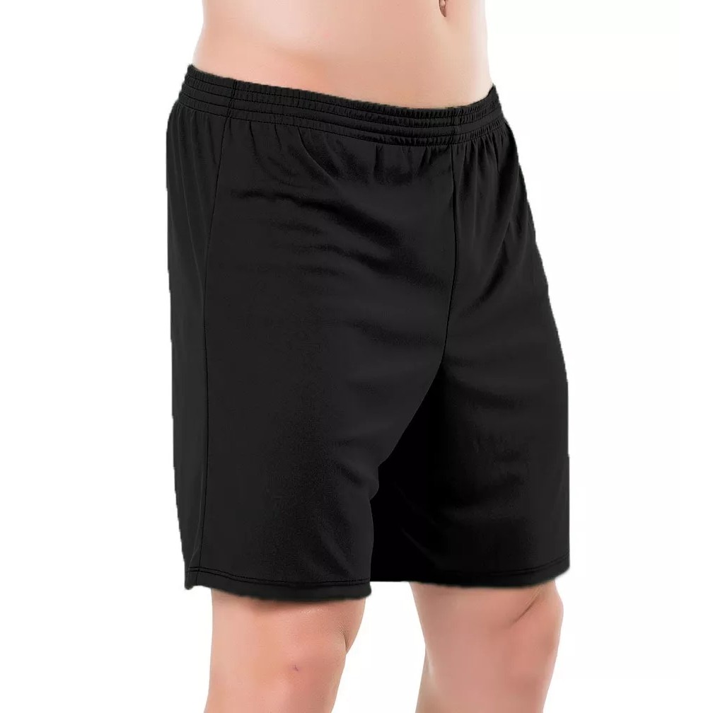Kit 3 bermudas shorts masculino plus size academia 2 bolsos e