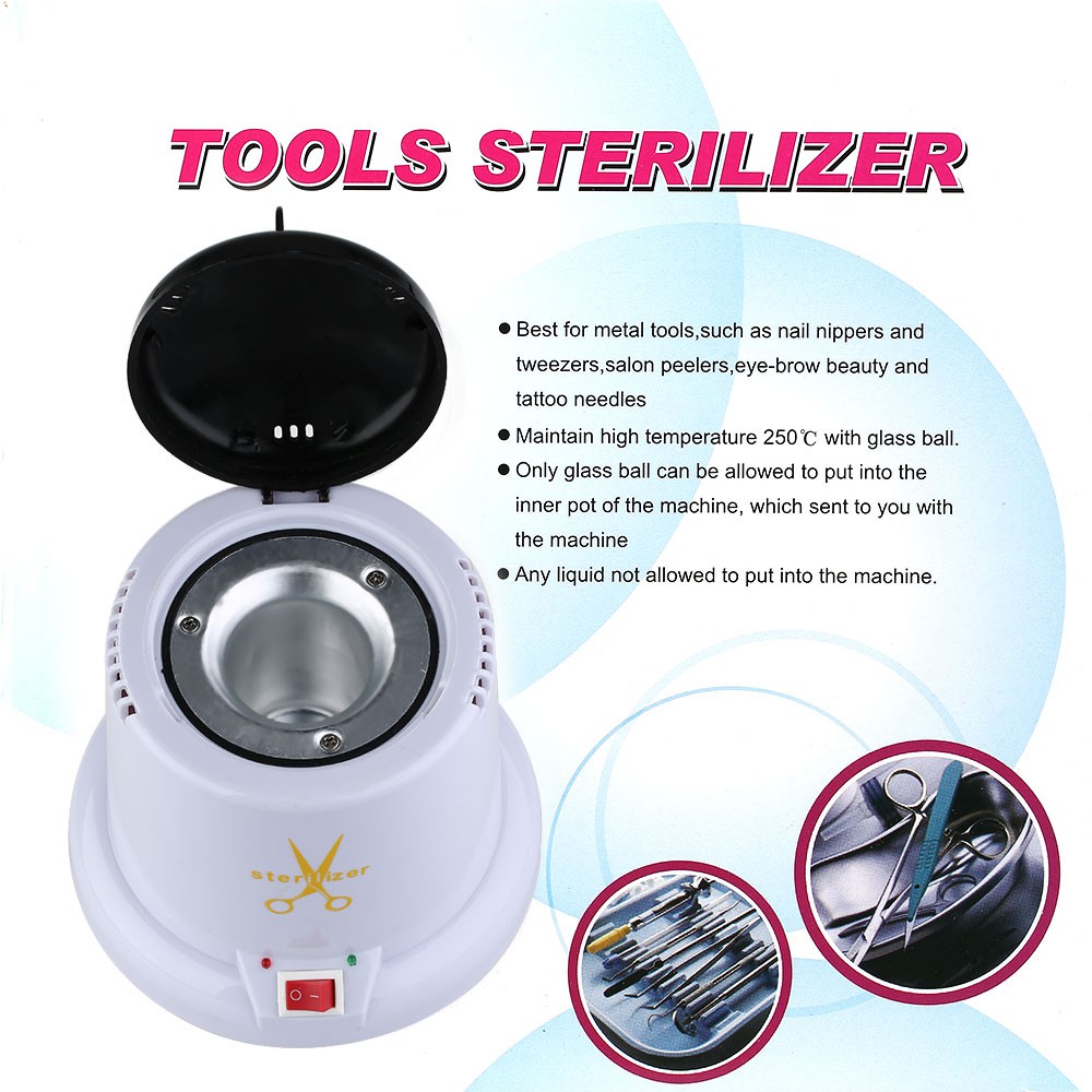 Nail Art Steam Autoclave Scissor Manicure Sterilizer Machine with 150g