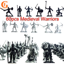 14/28/60pcs Cavaleiro Medieval Guerreiros Cavalos Simulação Soldados Antigas Modelo Estática Militar Para Crianças Dos Miúdos