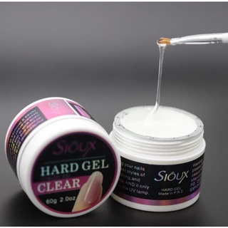 Gel Hard Gel Sioux Uv/led 60g Sioux Para Alongamento De Unhas