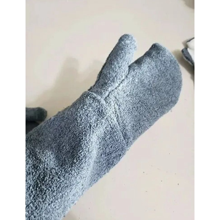 Luva para alta temperatura  Grafatex 35cm - Cor Azul.