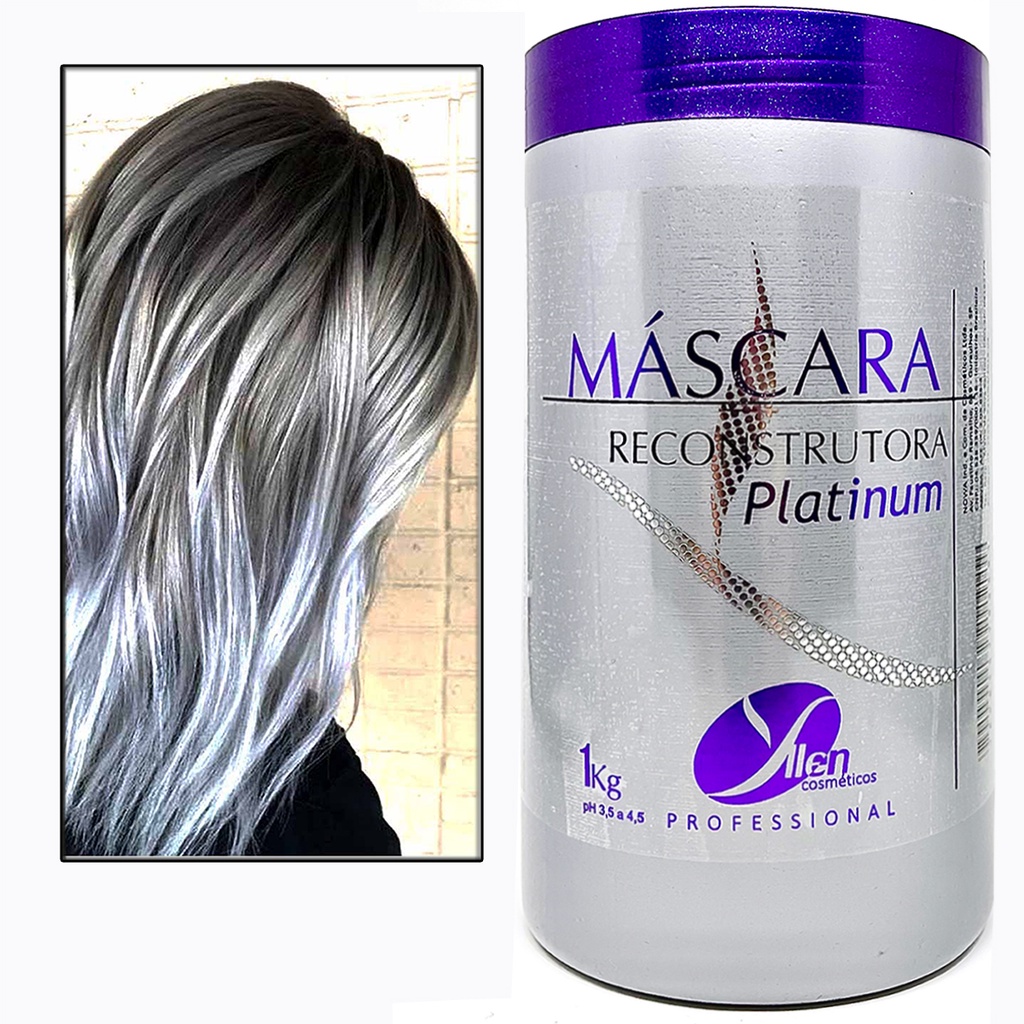 Matizador Platinum Cabelos Loiros cabelo com Luzes Produto Cabelos Loiro cabelo Branco cabelo Grisalho envio Rápido