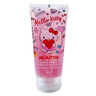 Hello Kitty Gel Glitter Corpo e Cabelo 180g