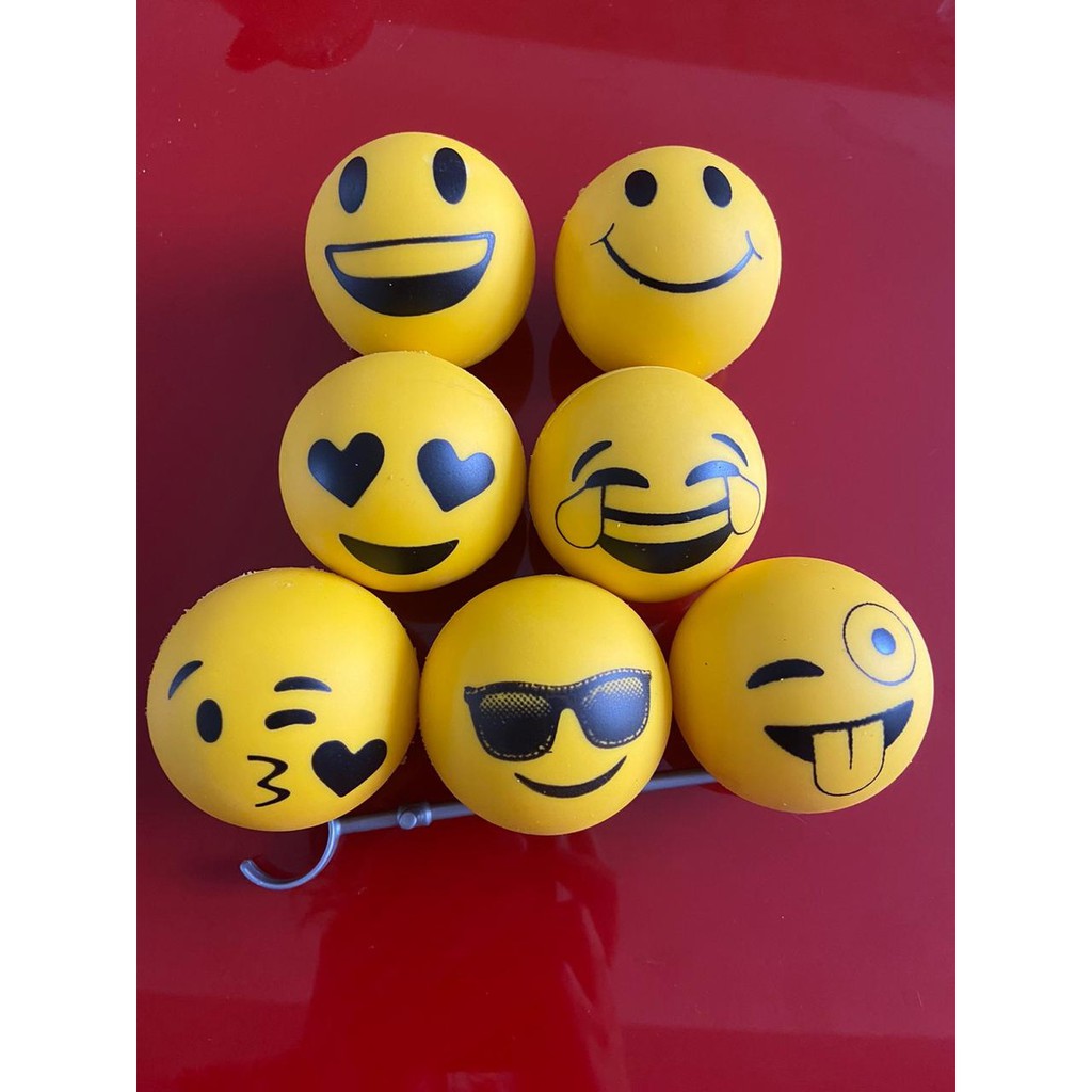 KIT COM 30 BOLINHAS ANTI-STRESS (EMOJI)