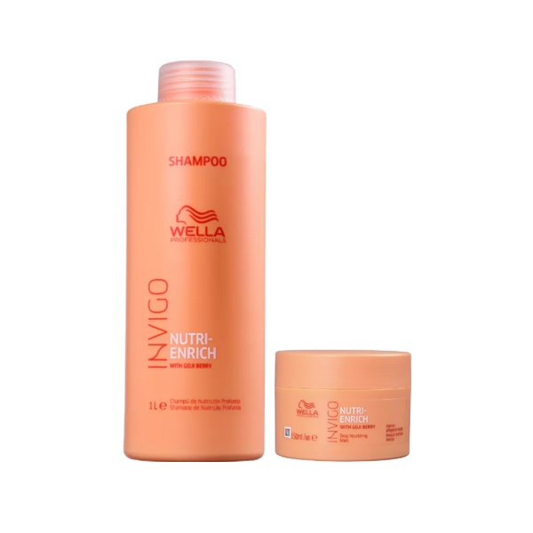 Wella Professional Invigo Nutri Enrich Shampoo 1l+Máscara 150ml