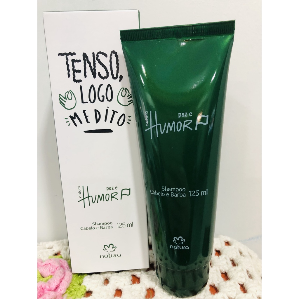 Shampooo Cabelo e Barba Paz e Humor Natura 125ml | Shopee Brasil