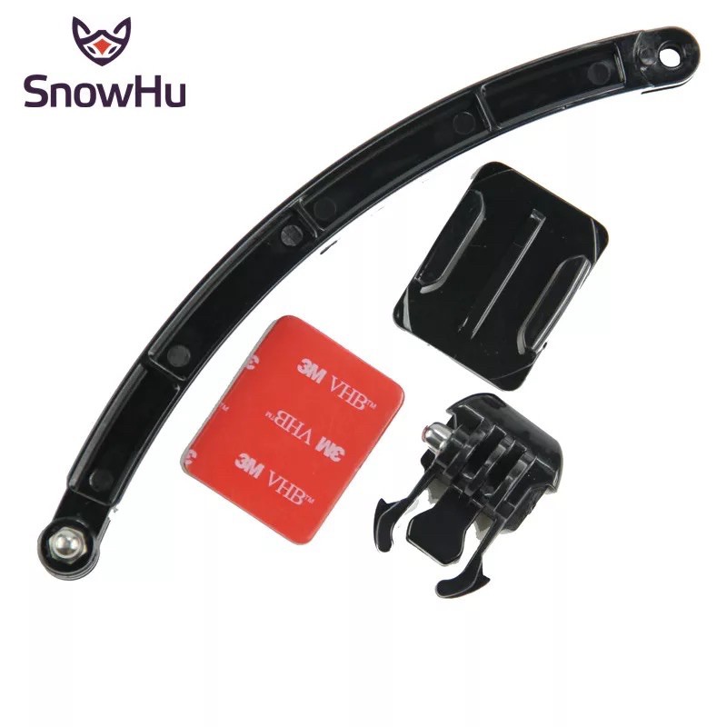 extensão do capacete braço kit de montagem para go pro herói 9 8 7 6 5 para yi 4k para sjcam ação câmera acessório gp78