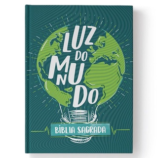 Bíblia Sagrada Luz do Mundo | NAA | Letra Normal | Capa Dura em Oferta na Shopee