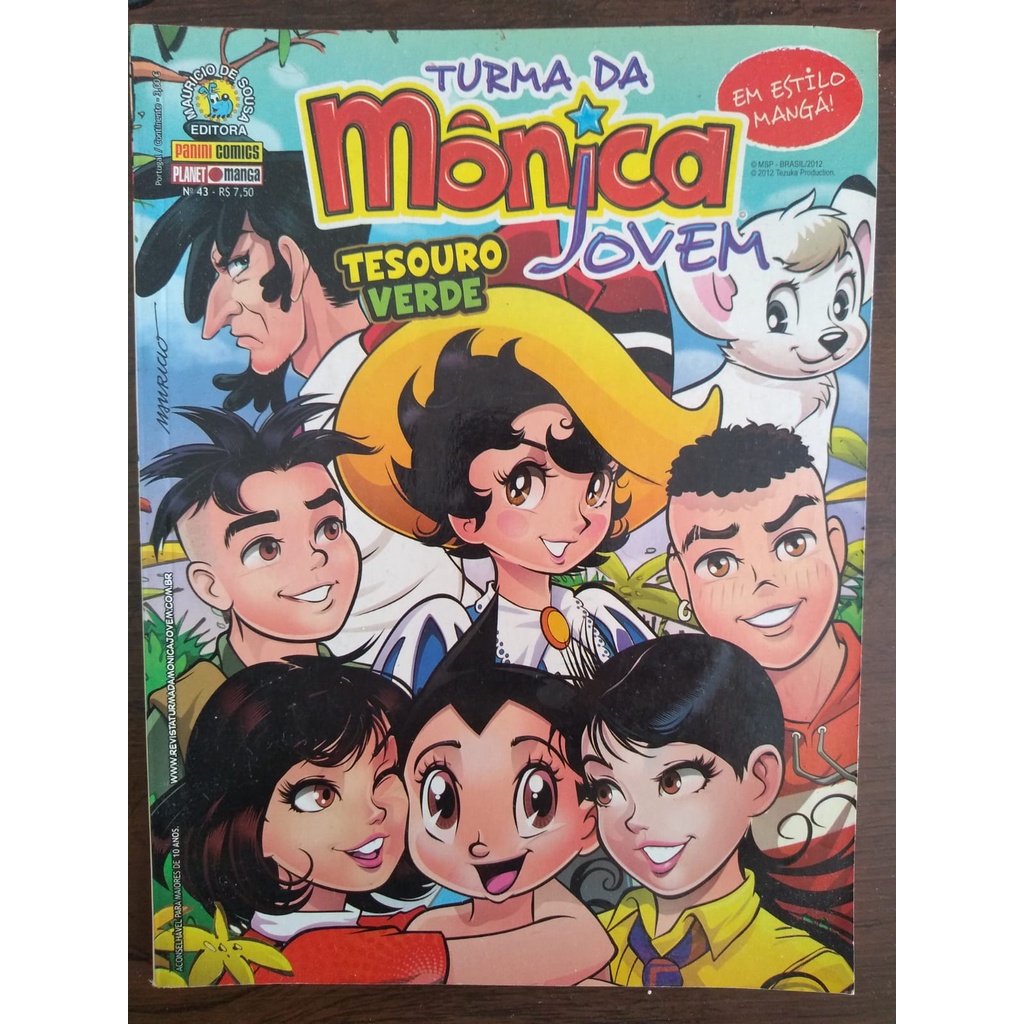 Turma da Monica Jovem - edição 43 original e completa - edição especial com Astroboy