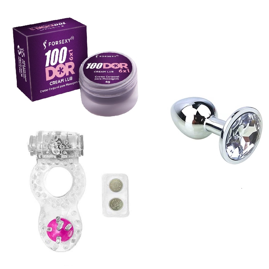 Kit Gel Dor Plug Joia Transparente Anel Peniano Ganhe Saquinho Para O Plug Shopee Brasil