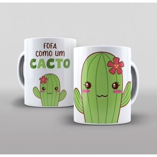 Caneca Personalizada Cacto - Presente