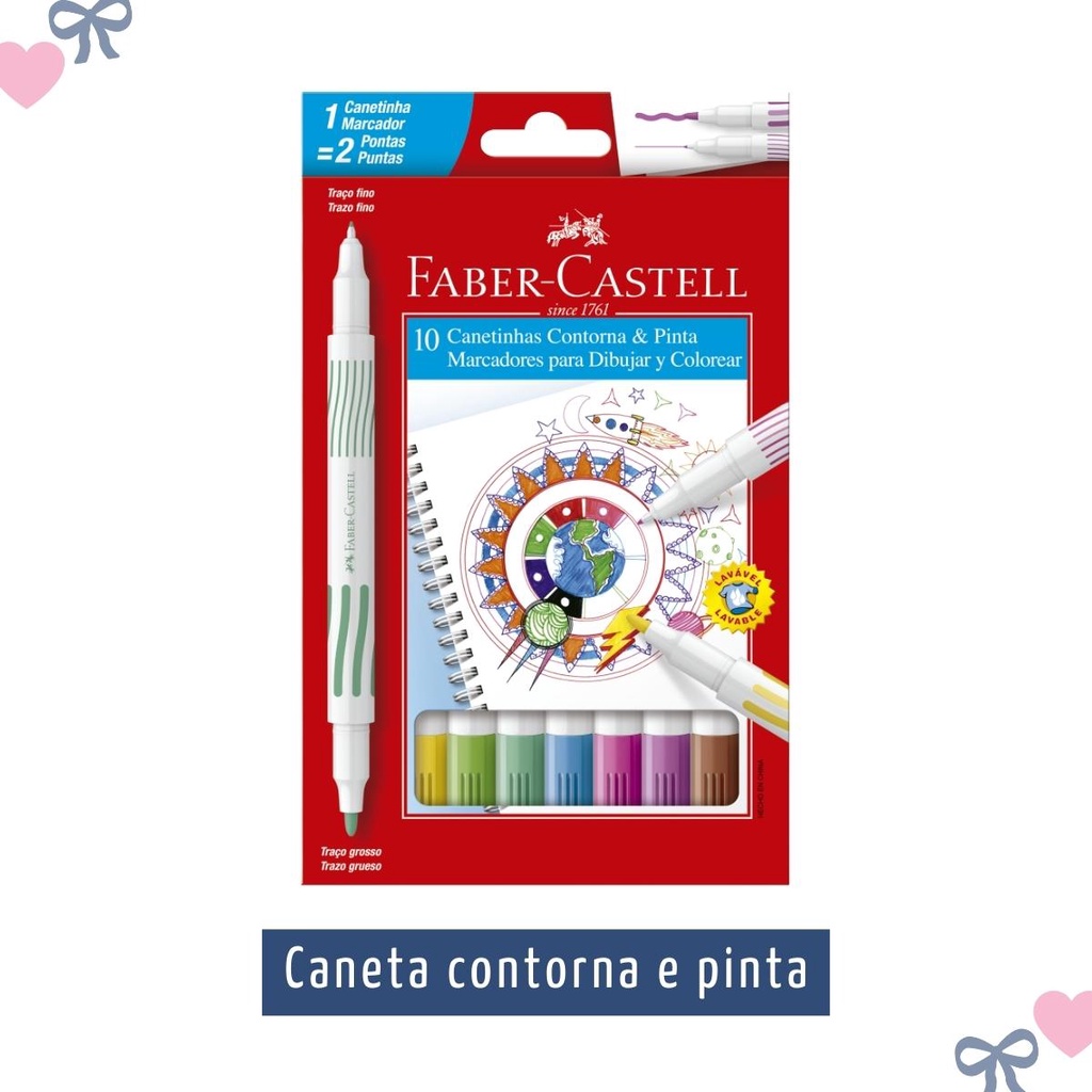Canetinha Ponta Fina Faber Castell: Onde Comprar | BuscaProdutos