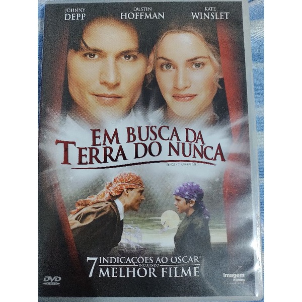 Dvd Em busca da Terra do Nunca (Johnny Depp, Kate Winslet)