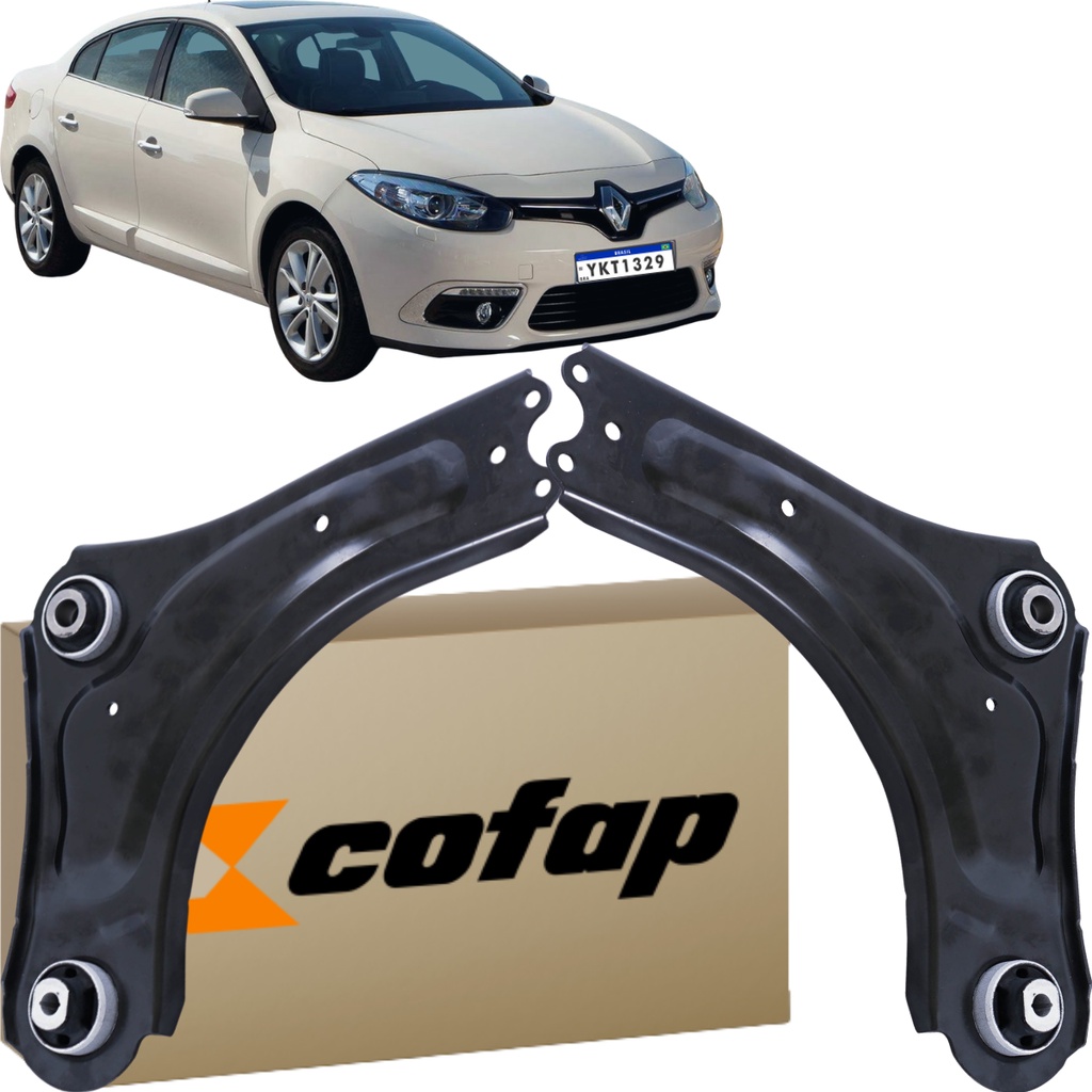 Par de Bandeja Balança Dianteira Original Cofap Renault Fluence 2011 à 2019 em Oferta na Shopee