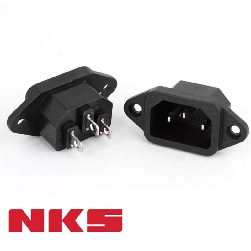 Conector Tomada 3 Pinos Para Panela Elétrica de Arroz e Pressão NKS