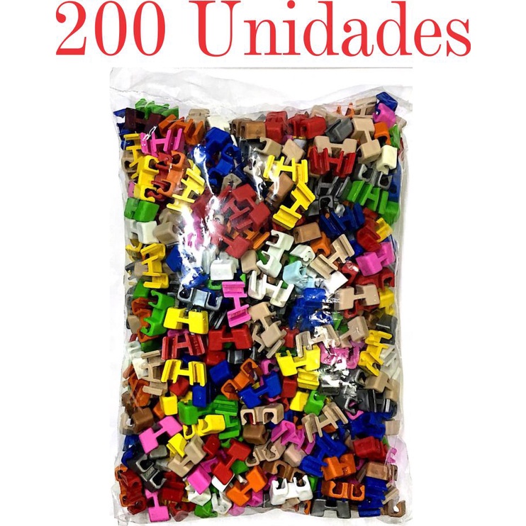 Kit 200 - Suporte Clip Adaptador Hashi - Coloridos ( Para Hashi Descartável ) em Oferta na Shopee