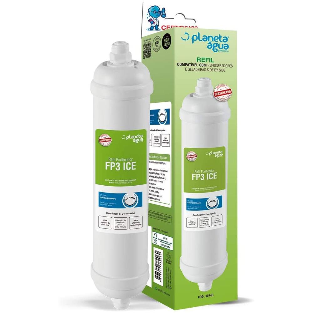 Refil Para Filtro Purificador Planeta Água FP3 ICE 1074R