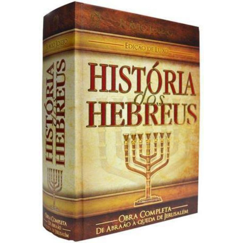 História Dos Hebreus | Capa Dura| Edição Luxo | Flávio Josefo em Oferta na Shopee