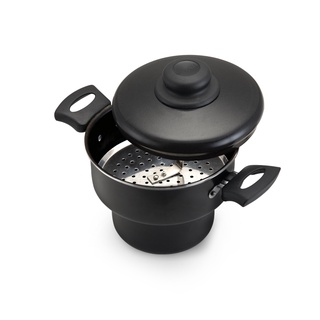 Panela Cuscuzeira Com Revestimento Antiaderente Nacional 18cm 2,9 Litros
