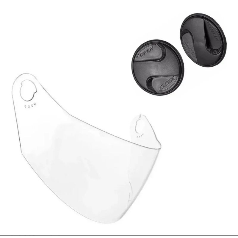 TSF | Viseira Cristal Pro Tork R8 + Reparo Lateral