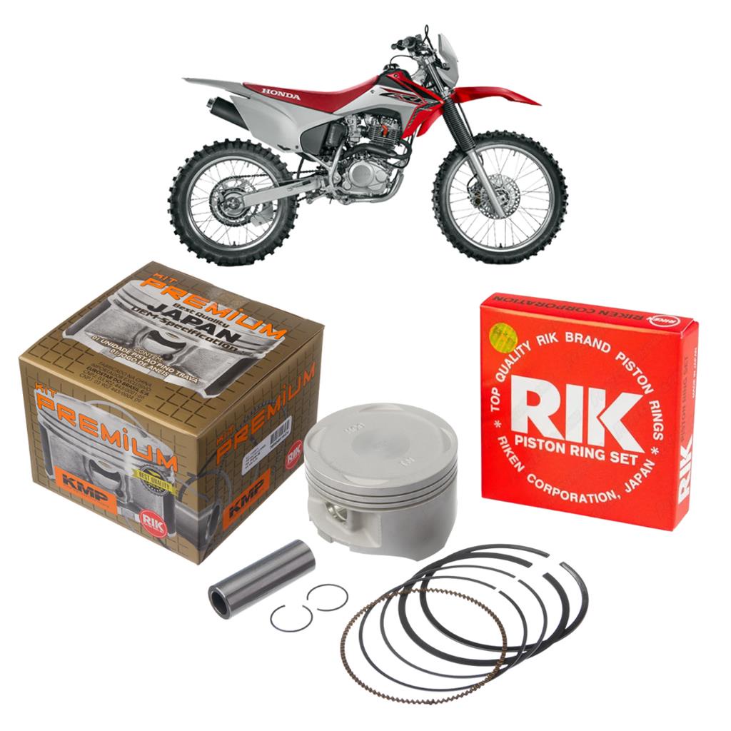 Kit Pistao Kmp Premiun Com Anel Rik Crf 230 1,5mm 67mm em Oferta na Shopee