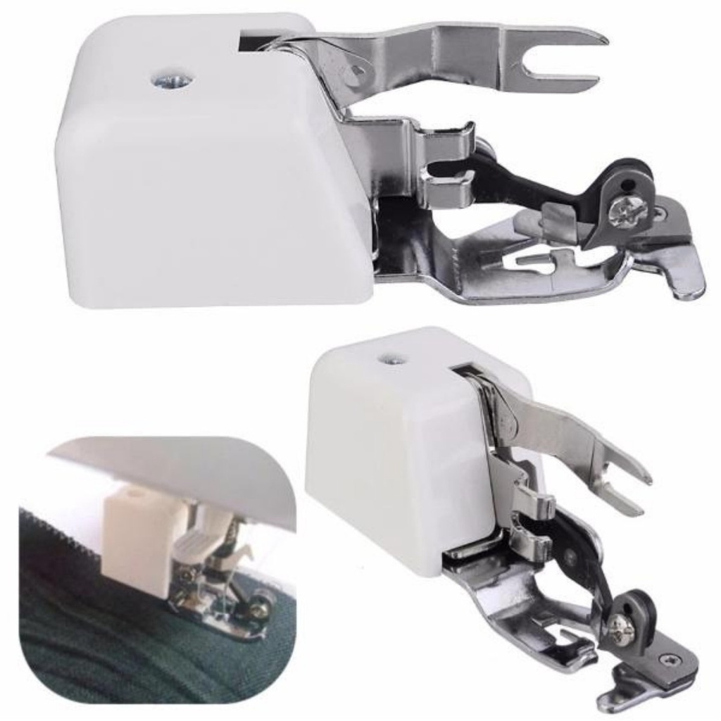 Pé Calcador De Fazer Overlock Em Zig Zag Com Corte Máquina Doméstica Original Singer