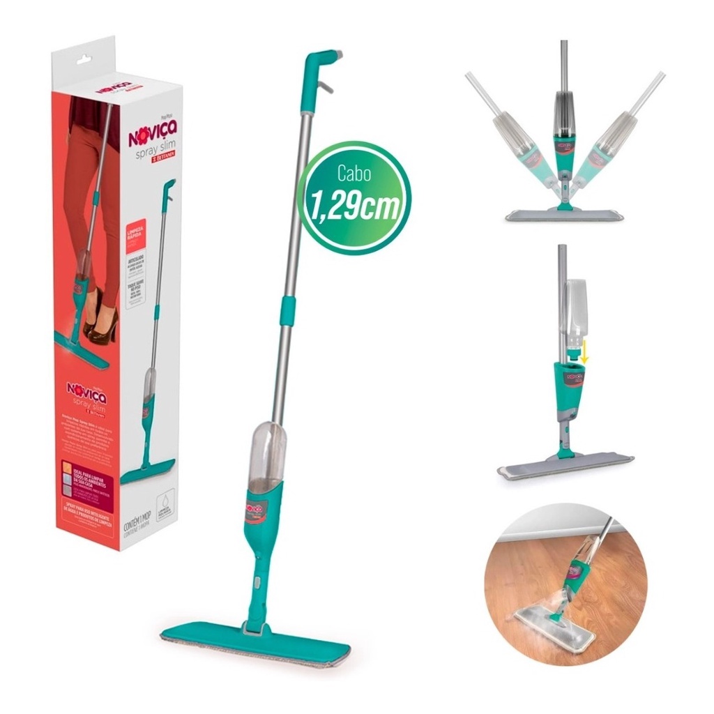 Mop Spray Bettanin Noviça Rodo Limpador Com Reservatório