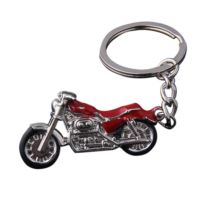 Nova Cadeia De Chave Da Motocicleta De Metal Charme Chaveiro Anel Chave Do Carro Das Mulheres Dos Homens 4 Cor Chave Titular Melhor Presente Jóias K1729