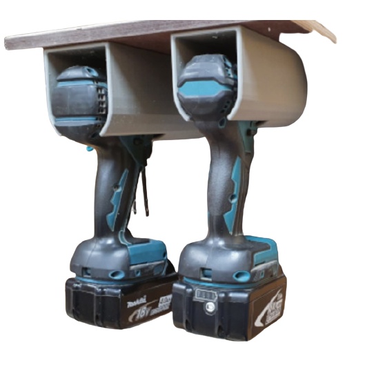 Suporte furadeira parafusadeira makita bosch black pendurar