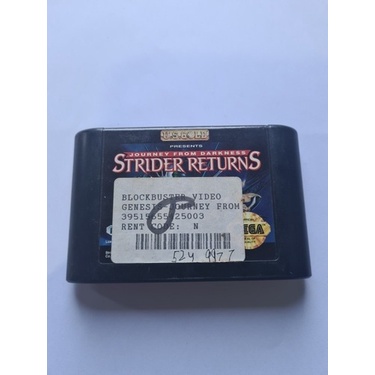 Strider Returns Genesis Mega Drive Original